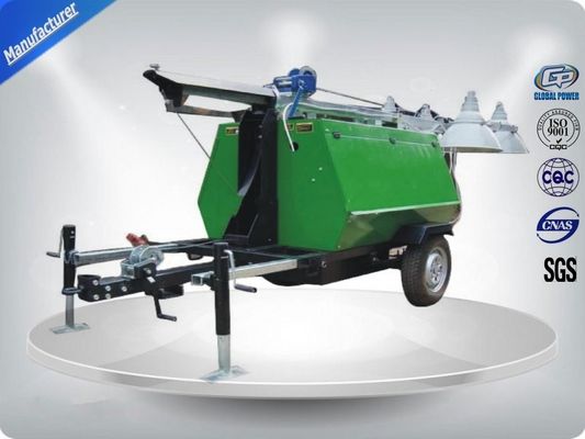 চীন পোর্টেবল এলইডি লাইট টাওয়ার / টেলিস্কোপিং মাস্ট ট্রেইলার মাউন্টেড লাইট টাওয়ার সরবরাহকারী