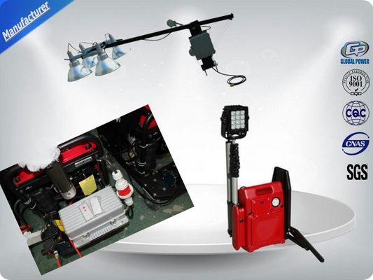 চীন Outdoor Portable Mobile Light Tower Manual Operated 1500 / 1800 Rpm Speed সরবরাহকারী