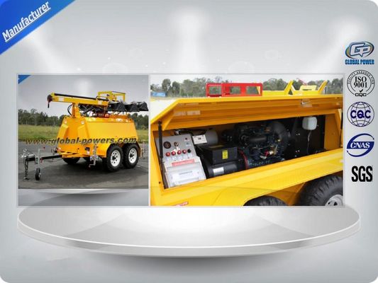 50Hz নির্মাণ জরুরি মোবাইল লাইট টাওয়ার 8 ঘন্টা একটানা চালু সরবরাহকারী