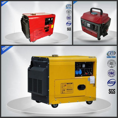 Gasoline Engine Generator Set 7.0-7.5 kw / kva , Portable Genset For Rent সরবরাহকারী